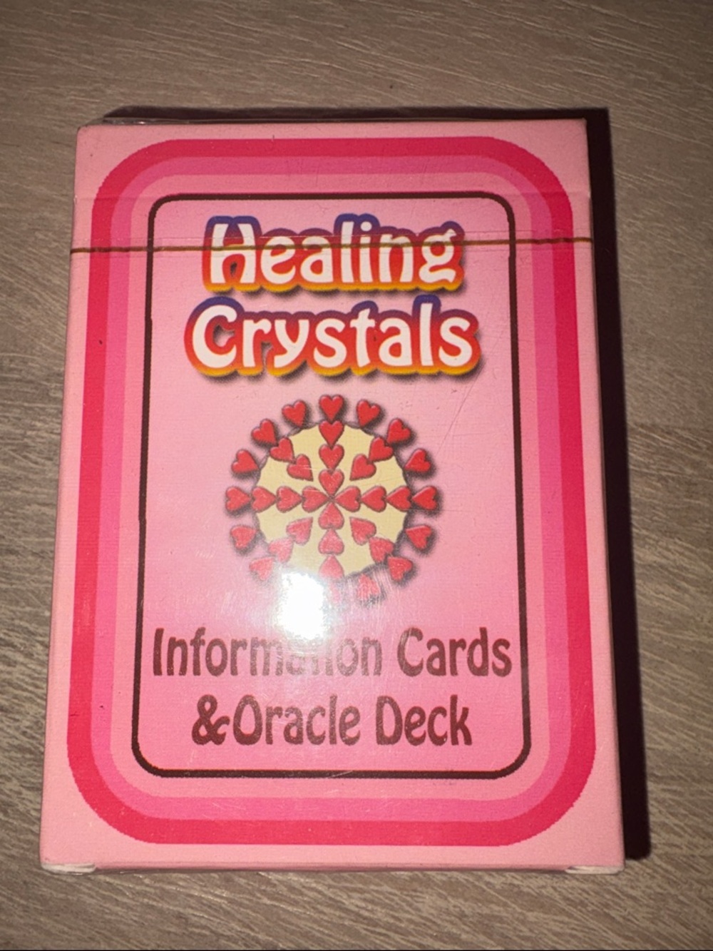 Healing Crystals Information Cards & Oracle Deck - Crystal deck #5